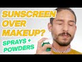 Reapply Sunscreen WithOUT Messing Up Makeup: Demo + How To