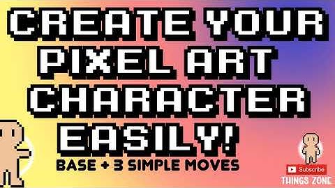 Aseprite: How to draw a base character + 3 simple moves (step by step tutorial) | Pixel Art