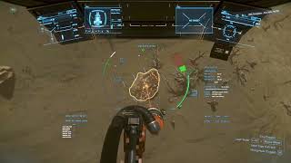 Star Citizen 3.23.1 - Bug Hunting - Mining Node Loses Focus and Power