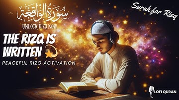 Surah Al-Waqiah Full سورة الواقعة | Surah That Brings Rizq to Family, Work & Business | Lofi Quran