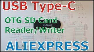 USB Type-C OTG SD Card Reader Writer