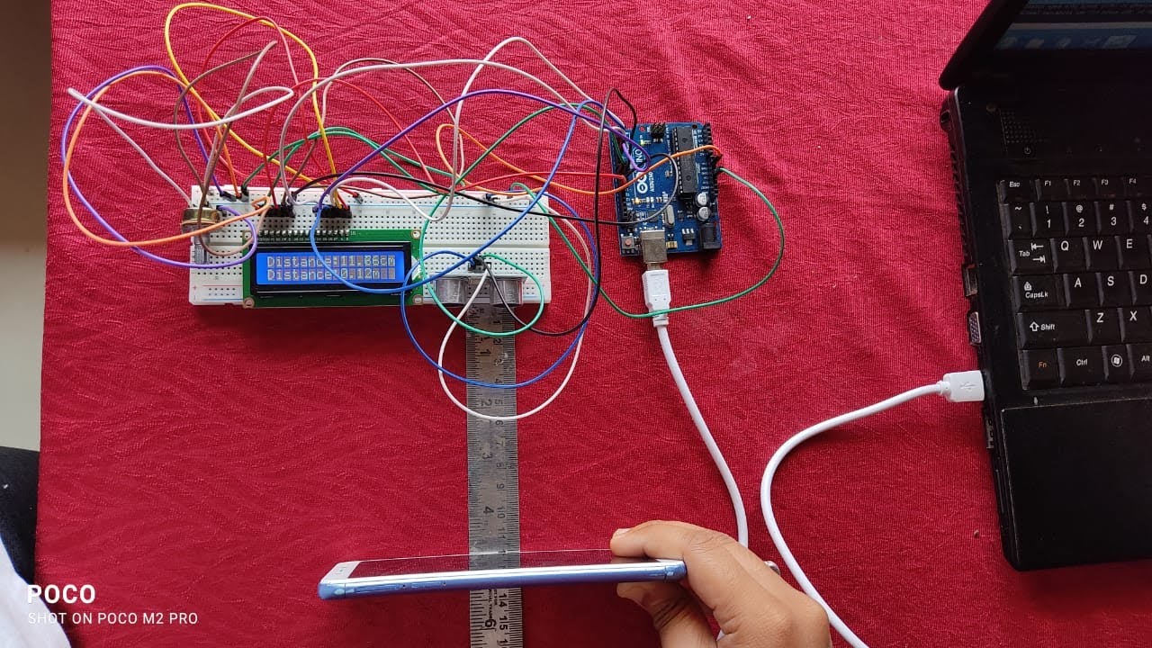 Arduino Distance Meter Using HC-SR04 - YouTube