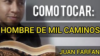 Video thumbnail of "Como tocar amanecí completico Juan Farfan hombre de mil caminos en el cuatro cifrado tutorial acorde"