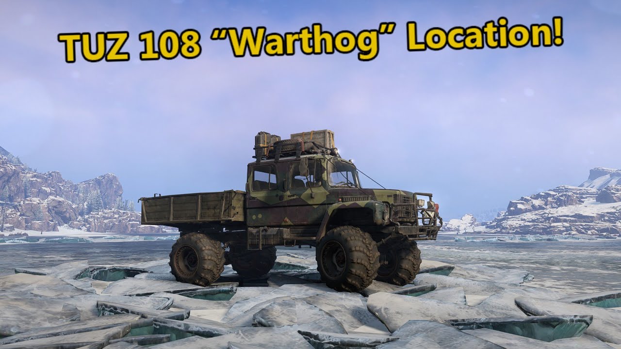 SnowRunner - TUZ 108 "Warthog" Location! (NEW DLC TRUCK!) - YouTube