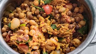 Masala Sundal Recipe in Tamil | Pooja Sundal | Ayudha Pooja Saraswathi Pooja Special | Karur Kitchen