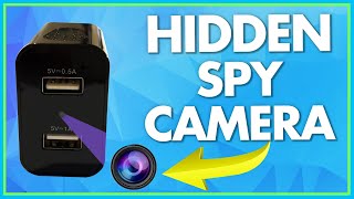 USB Wall Charger Wireless Hidden Spy Camera -  Unboxing And Test