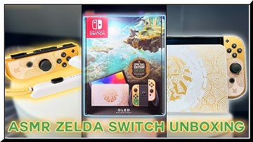 ASMR Zelda TotK Switch Unboxing!