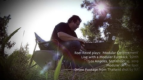Roel Reine - Live Performance with his Modular Eurorack Synth in Los Angeles, Sept 15 2019