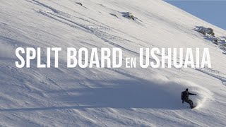 Hicimos CUMBRE para bajar en SNOWBOARD - SPLITBOARD en USHUAIA -