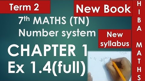 7th maths chapter 1 exercise 1.4 full answers tn samacheer 2020-2021 new syllabus