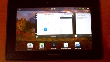 [HD] PlayBook 2.0 Walkthrough (with Native Messaging, Calendar, Contacts and More)