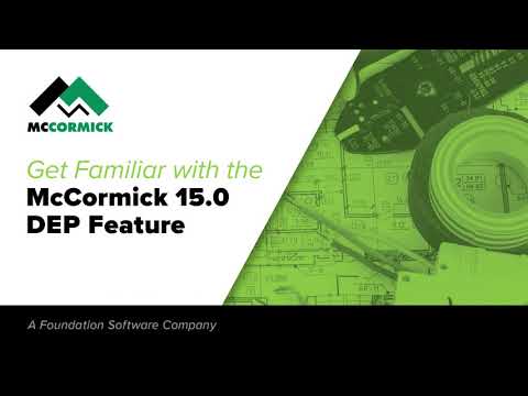 McCormick v. 15.0 Design Estimating Pro Feature