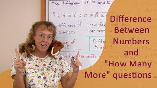 How many more word problems and the concept of difference (2nd grade math)
