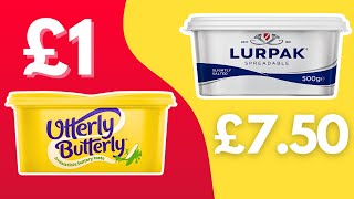 Lurpak v Utterly Butterly Butter | Review & Comparison | which is best for your budget?