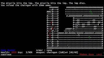 DoomRL: UV Ammochain - Max Carnage (P1)