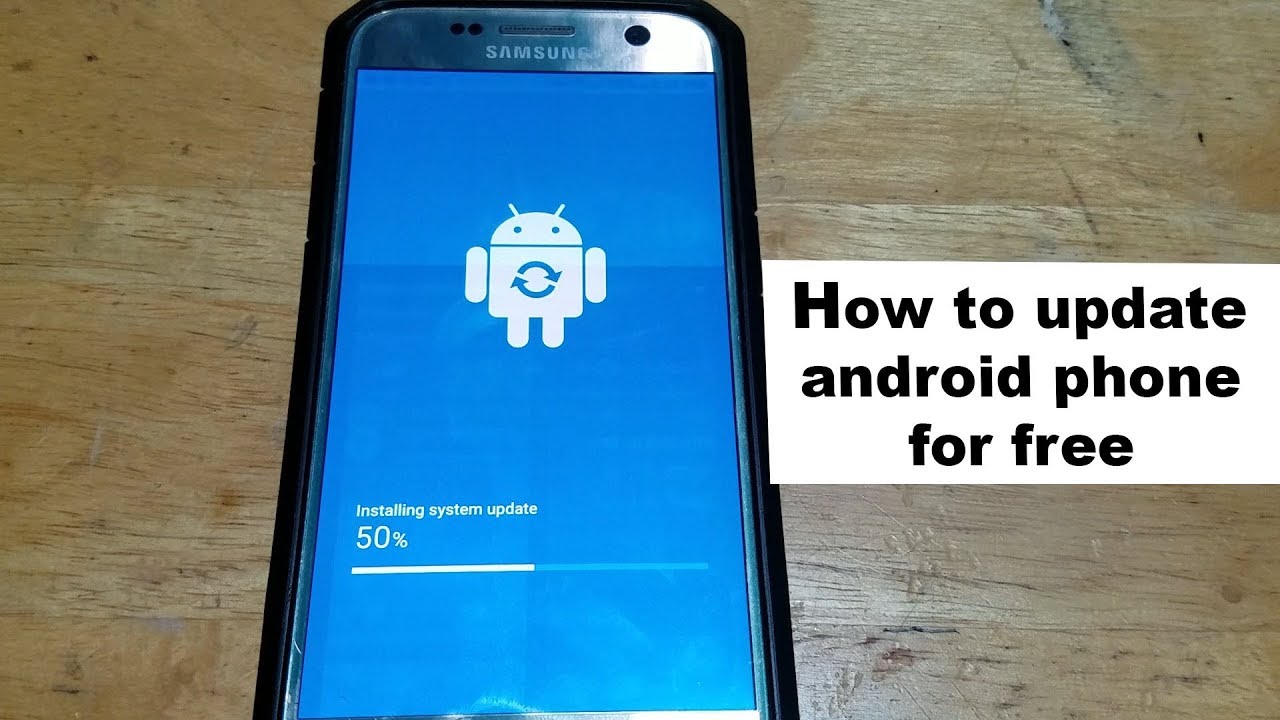 How to update android phone for free YouTube