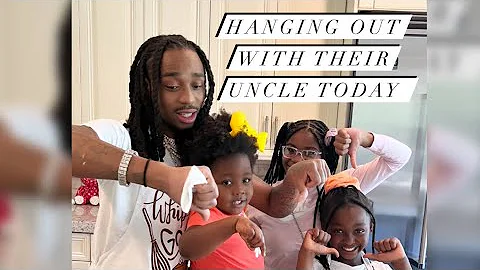 Uncle Day #Quavo #QuavoHuncho spend the day with us!