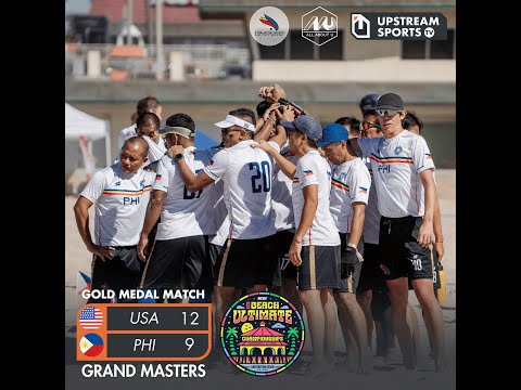 USA Ultimate on X: 🏆 WORLD CHAMPIONS 🇺🇸 Team USA in the grand masters  open division goes undefeated from the 2023 @wfdf_wbuc to claim gold,  winning in the finals 12-9 over Philippines! #