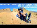 Is it possible to travel two up on the tenere 700 stock suspension and overloaded the experiment