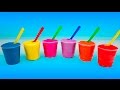 Play Doh Surprise Color Yogurt Cups Colored with Frozen Angry Birds Minnie Mouse Hello Kitty Toys