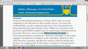 FS PEKS Lattice based Forward Secure Public key Encryption with Keyword Search for Cloud assisted In
