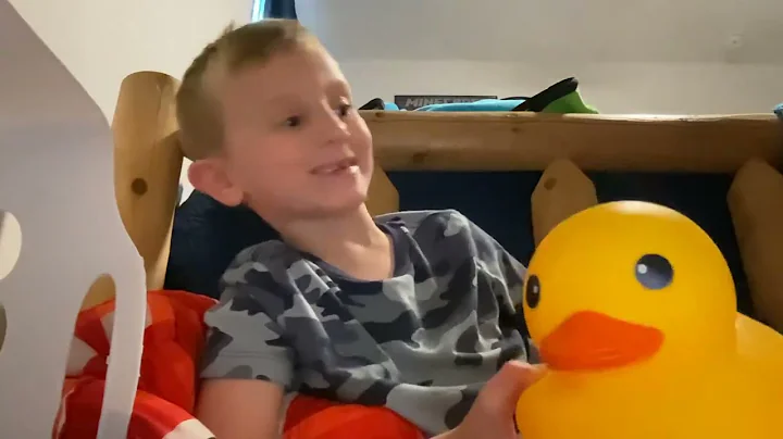 Landon showing his duckies |part 1|
