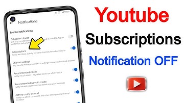 Youtube subscriptions notifications kaise band kare | How to off youtube subscriptions