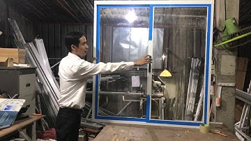 Cửa lùa khung nhôm lưới inox 304 tháo cánh được bền của cty HAITHI,cửa lưới inox,cửa lưới chống muỗi