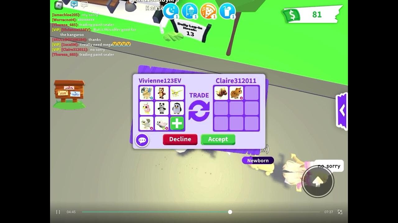 Trying To Offer For A Kangaroo In Adopt Me Gone Wrong YouTube trading-my-r-kangaroo-in-adopt-me-youtube