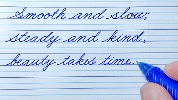 Cursive Writing Quote 89 | Cursive Handwriting Practice | Cursive Letters | How to write in cursive
