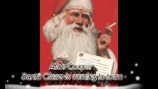 Alice Cooper Santa Claws