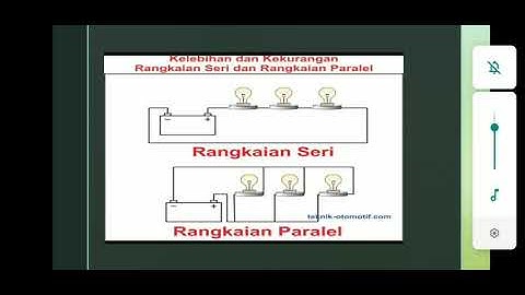 Apa kelebihan rangkaian seri dibandingkan paralel?