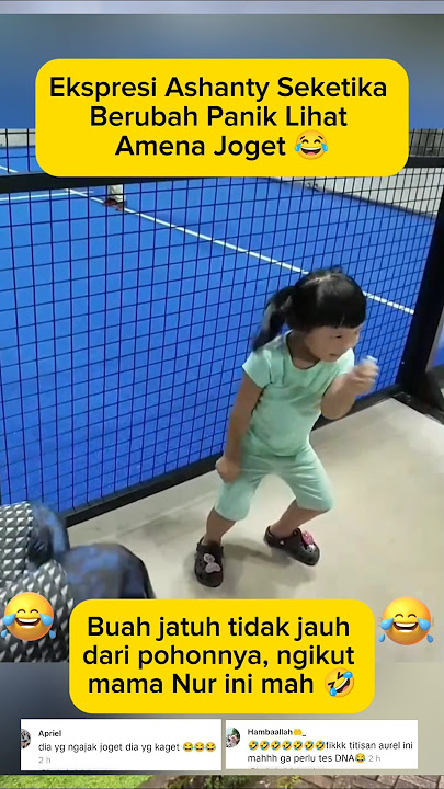 Ekspresi Ashanty Seketika Berubah Panik Lihat Ameena Joget 🤣#ashanty #ameena #viralvideo #shortvideo
