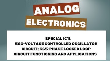 Unit 4 Analog Electronics | VCO | Video 3 | EEE with Prof RKN