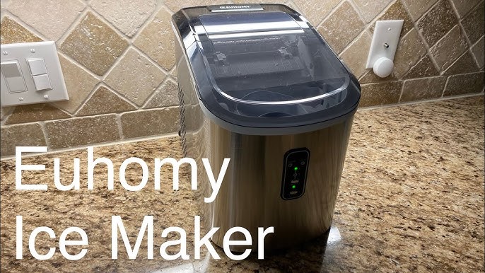Review E EUHOMY EUHOMY Nugget Ice Maker Countertop, 30lbs/Day, 2
