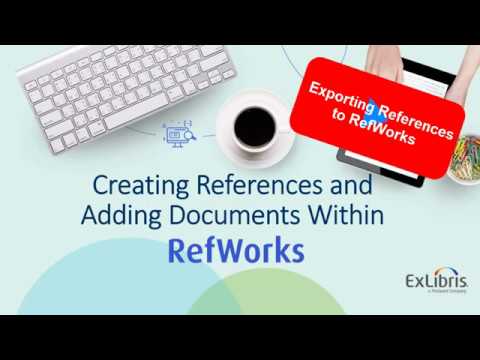 Video: Come si importa un file RIS in RefWorks?