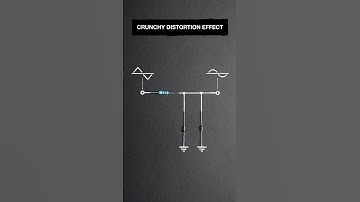 Tiny 3-component distortion circuit