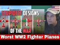 American Reacts Which Were the WORST Designed Planes of WW2?