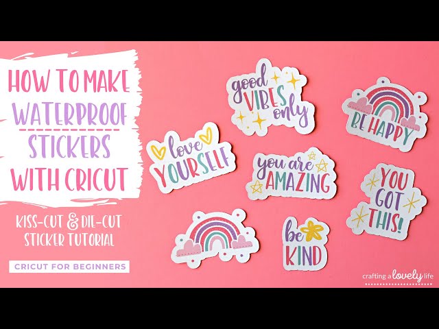 How to Make Waterproof Stickers with Laminate - Well Crafted Studio