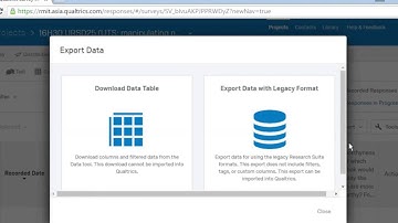 How to export Qualtrics data to SPSS
