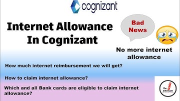 Cognizant Internet Allowance Update | New Reimbursement Policy🥺| How to Claim Internet Allowance 🤔|
