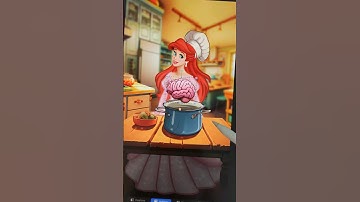Ariel is cooking mind refresh 👩‍🍳 | Senbo_art