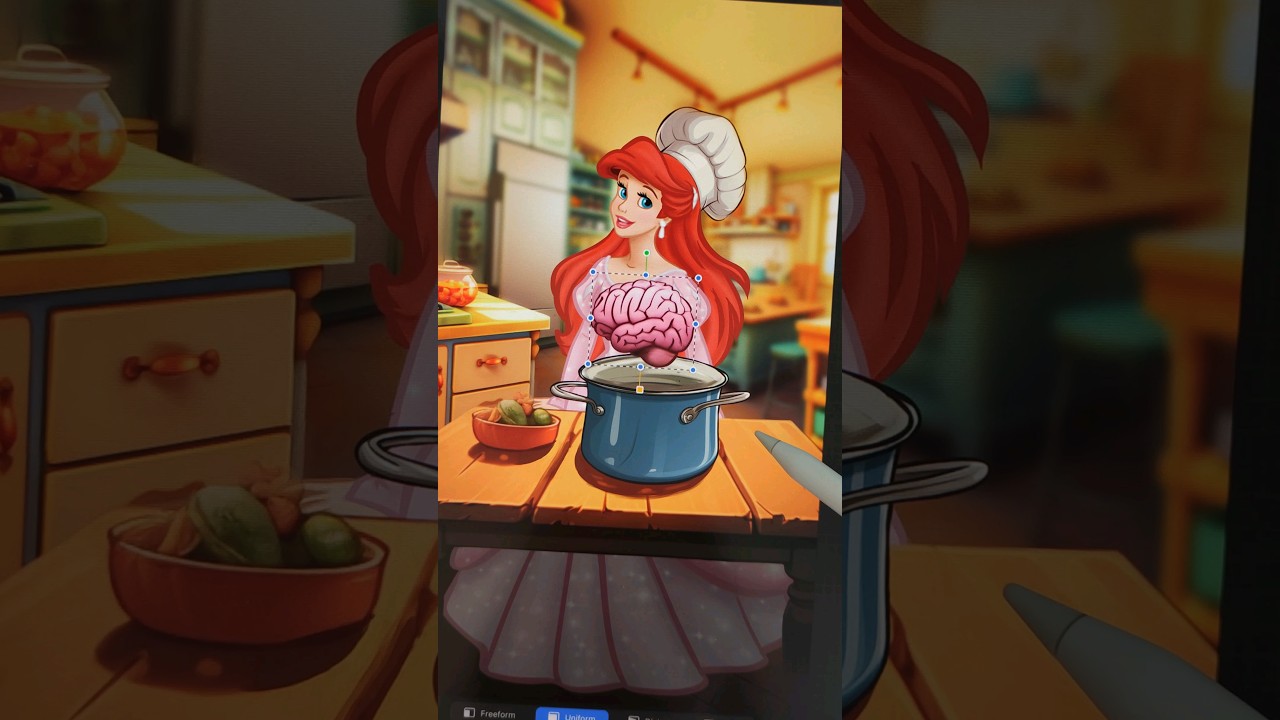Ariel is cooking mind refresh 👩‍🍳 | Senbo_art