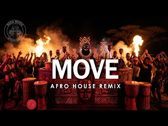 Adam Port & Stryv - Move ( Reda Music Afrofuturism ) | Official Afro House Visualizer