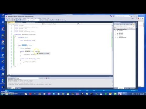C# dependency injection in 3 min