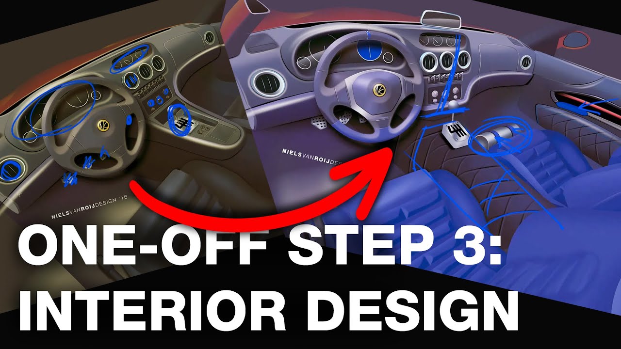 Designing the interior for a one-off coachbuilt car - Breadvan Hommage (3 | Niels van Roij Design