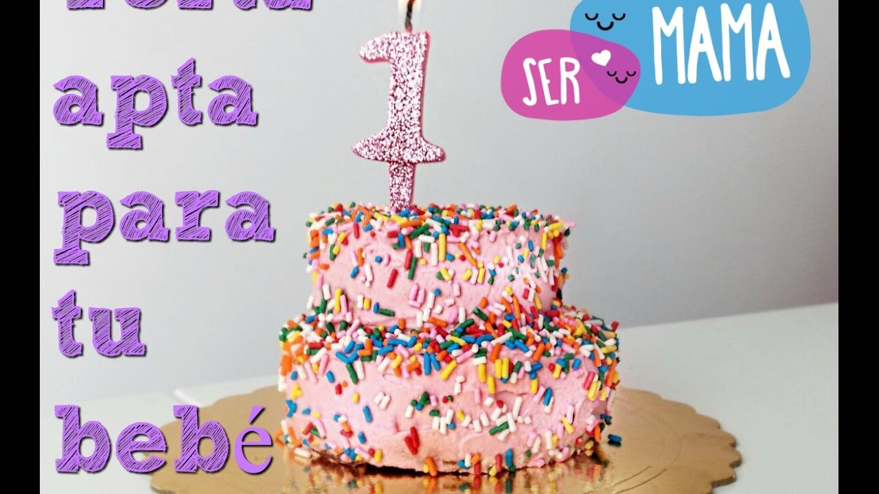 Torta para bebé de 1 año sin azúcar - ¡Smash Cake fácil y