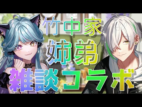 【#雑談 】姉弟コラボ！初めてできた弟と雑談するよ！【#交流 #vtuber #ウィスティリアリーフ #ライブストリーフ 】