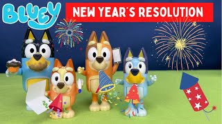 🎉 BLUEY New Year's Resolution‼️ | Full Episode | Pretend Play with Bluey Toys | Disney Jr | ABC Kids