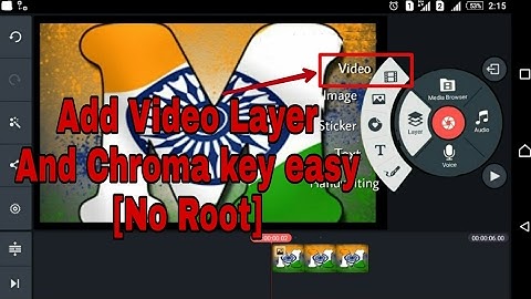 How to get Kinemaster Video layer | Chroma key (hindi/urdu)